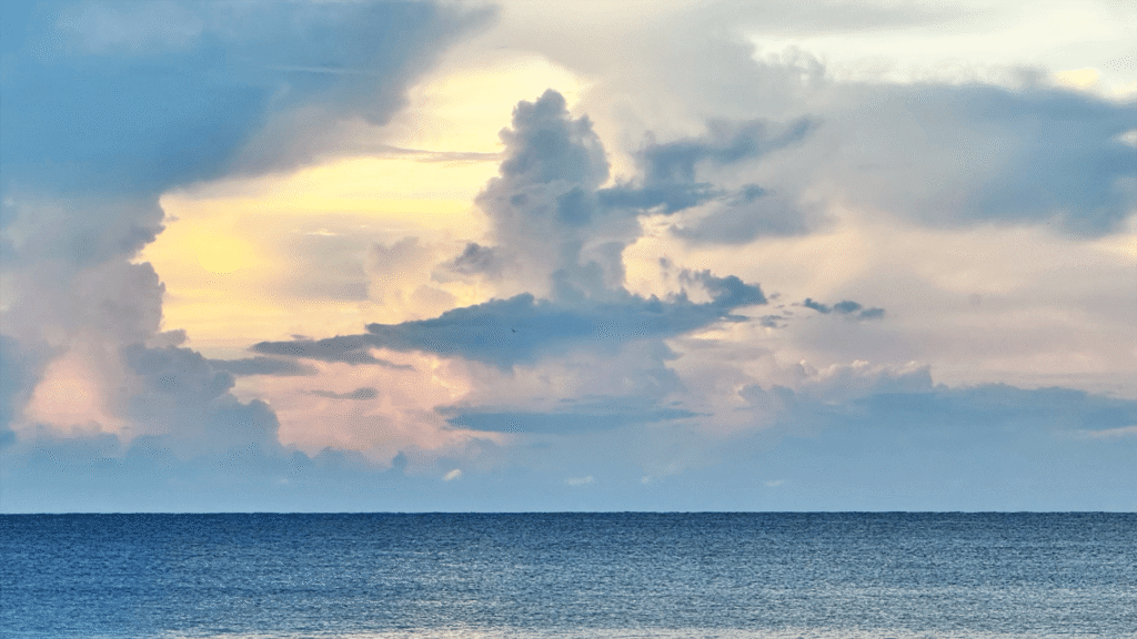 Akumal sky at dusk